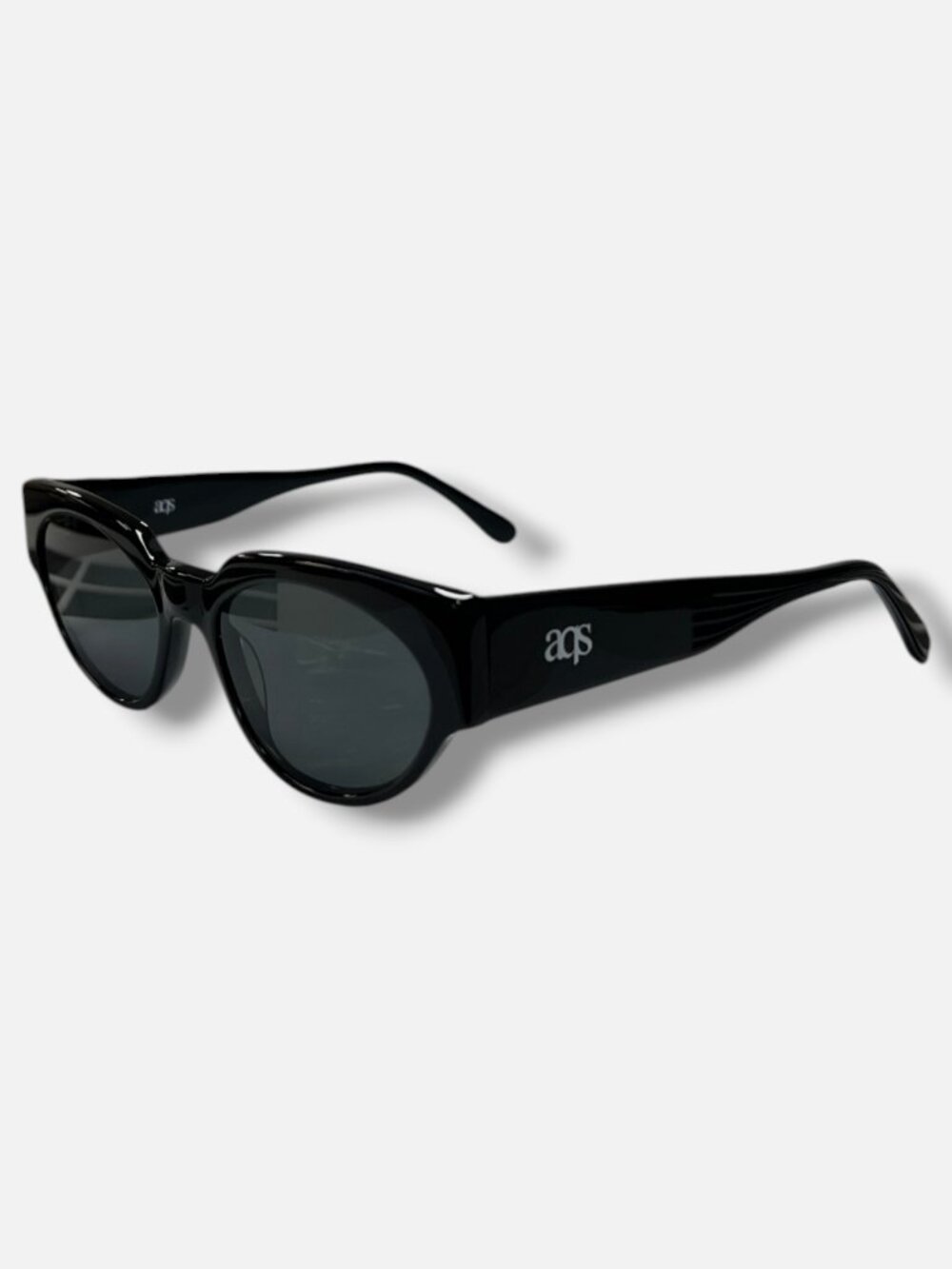 AQS Women's Black MD3 Cat Eye Sunglasses 52-20-140